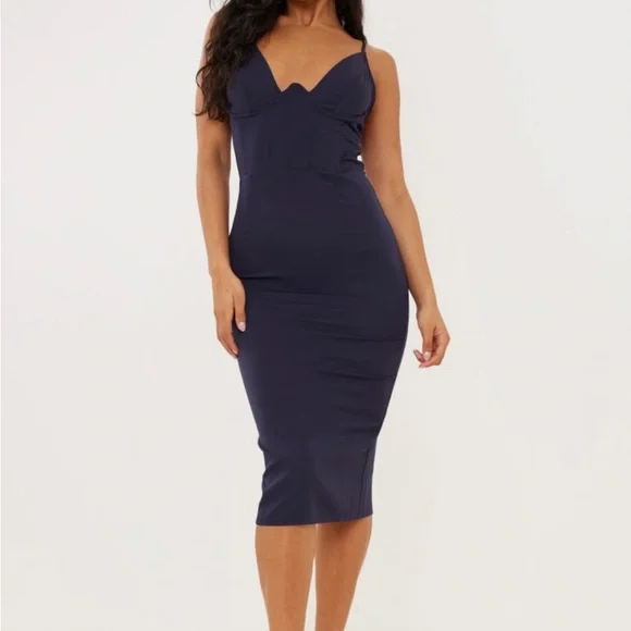 sachin and babi light blue dress Radiant Embroidered Shift Dress L / Navy main image 0